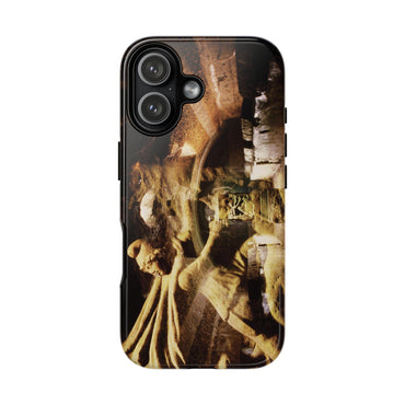 Mithras in his mithraeum of ancient Ostia phone case for iPhone 17 by Vittorio Storaro, from the La Civiltà Romana collection