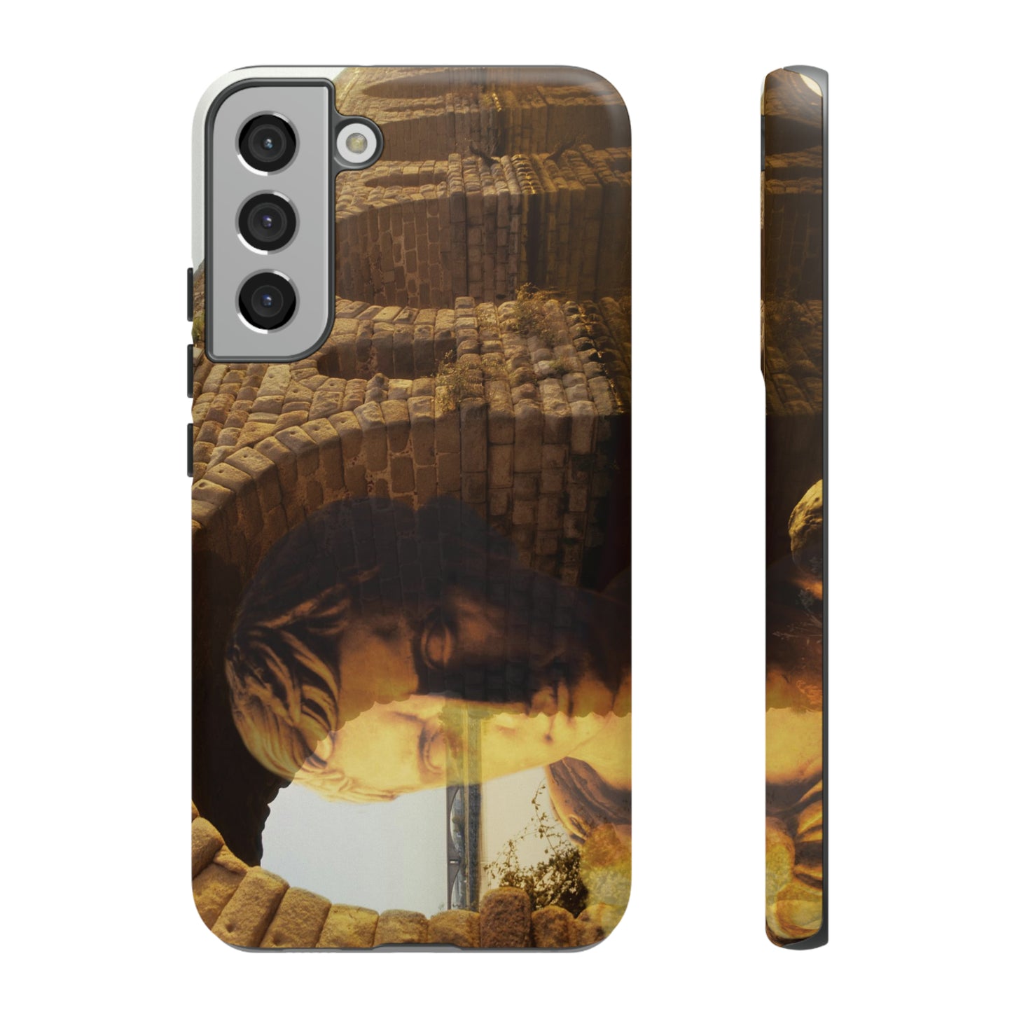 Julius Caesar and the france bridge  Phone Cases