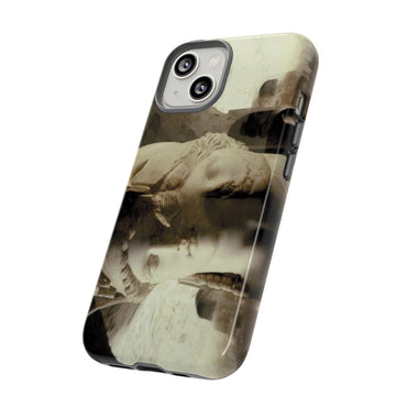 Minerva and Athena phone case for iPhone 14 by Vittorio Storaro, from the La Civiltà Romana collection
