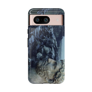 Adriano's wall in Britannia phone case for Google Pixel 8 by Vittorio Storaro, from the La Civiltà Romana collection