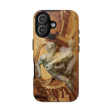 Amphitheater El Jem And The Uffizi Wrestlers phone case for iPhone 17 by Vittorio Storaro, from the La Civiltà Romana collection