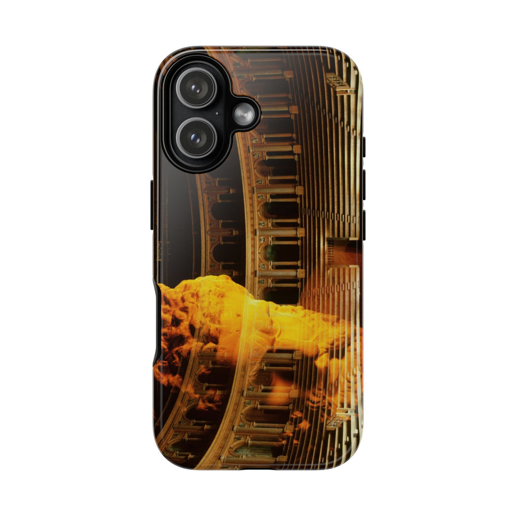Heracles Arena phone case for iPhone 17 by Vittorio Storaro, from the La Civiltà Romana collection