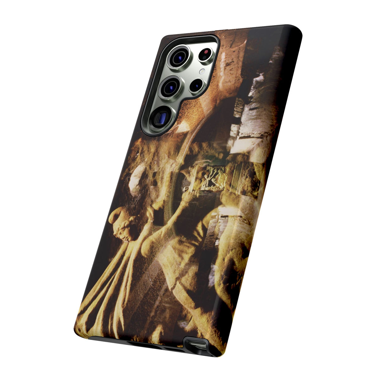 Mithras in his mithraeum of ancient Ostia phone case for Samsung Galaxy S23 Ultra by Vittorio Storaro, from the La Civiltà Romana collection