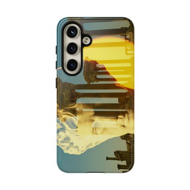 Augustus's Sun on Palmyra phone case for Samsung Galaxy S24 by Vittorio Storaro, from the La Civiltà Romana collection