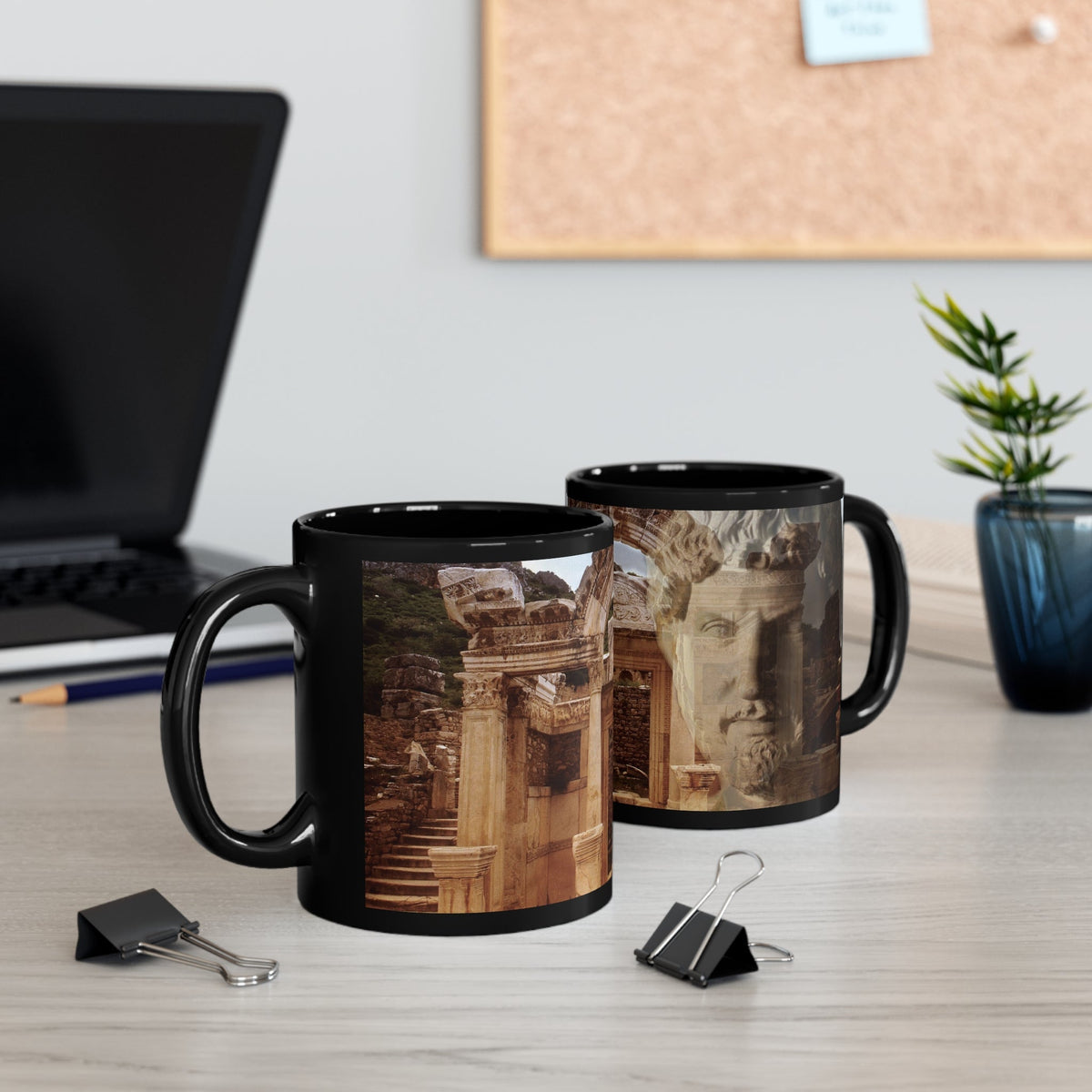 Adriano's Market 11oz Black Mug