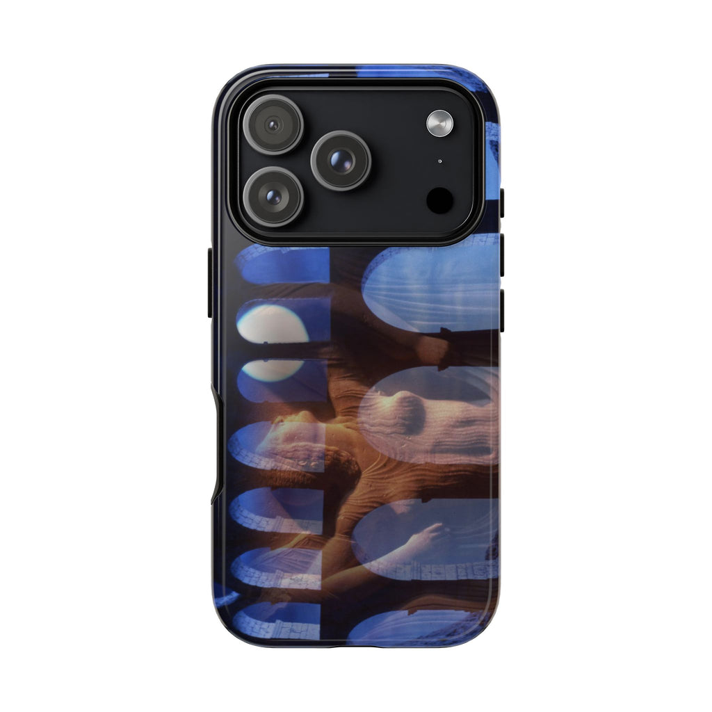 The Aqueduct and his Goddess phone case for iPhone 17 Pro by Vittorio Storaro, from the La Civiltà Romana collection