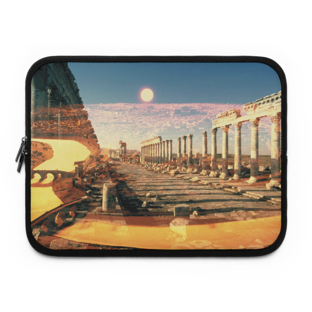 Laptop sleeve printed with Streets of The Empire by Vittorio Storaro, from the La Civiltà Romana collection