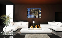 Arc de Triomphe Idealized for Julius Caesar acrylic print by Storaro Art Collection - Julius Caesar with triumphal arch and Victory sculpture in luminous premium wall art
