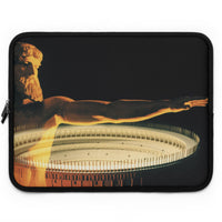 The Colosseum laptop sleeve by Storaro - Divine authority and imperial amphitheater on protective neoprene computer case
