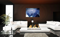 The Rome of Aureliano acrylic print by Storaro Art Collection - Ethereal Roman architecture with blue atmospheric double exposure in luminous premium wall art
