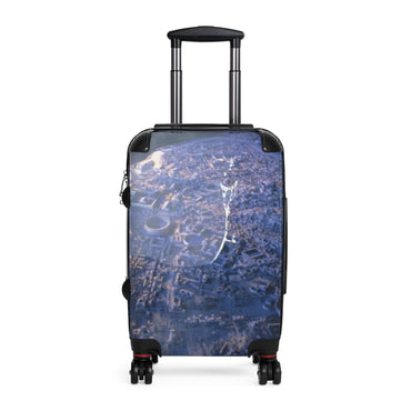 The Rome of Aureliano laptop sleeve by Storaro Art Collection - Ethereal Roman architecture with mystical blue atmosphere in padded tech protection
