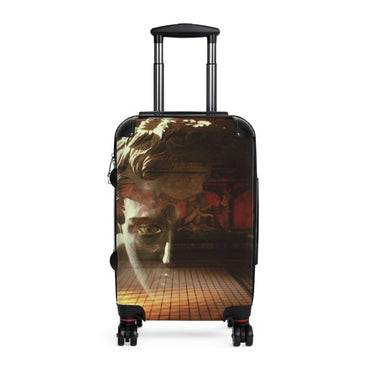 The Villa dei Mysteries travel luggage by Storaro Art Collection - Pompeii villa with Roman frescoes and marble sculpture on premium travel suitcase
