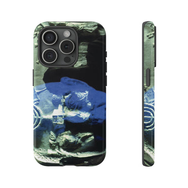 Titus and His Father Vespasian phone case by Storaro Art Collection - Flavian dynasty emperors with sacred blue imagery in durable mobile protection
