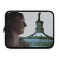 Trajan and His Temple in Thrace laptop sleeve by Storaro Art Collection - Roman emperor with Thrace monument architecture in padded tech protection
