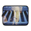 Visions of Marcus Aurelius laptop sleeve by Storaro Art Collection - Philosopher emperor Marcus Aurelius with temple columns in padded tech protection
